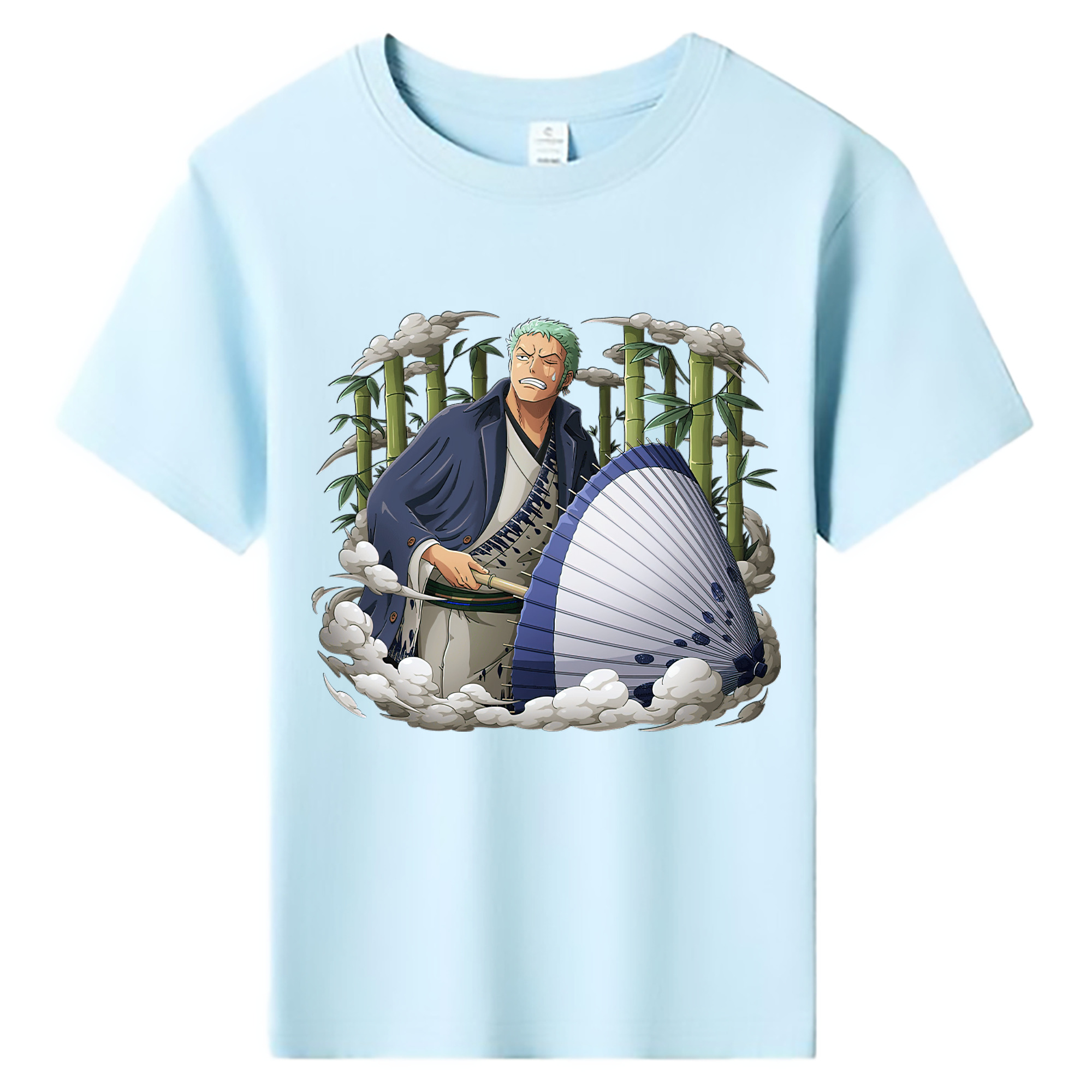 ワンピース ロロノア・ゾロ ONE PIECE Roronoa Zoro 綿100％キッズTシャツ（フロントプリント）